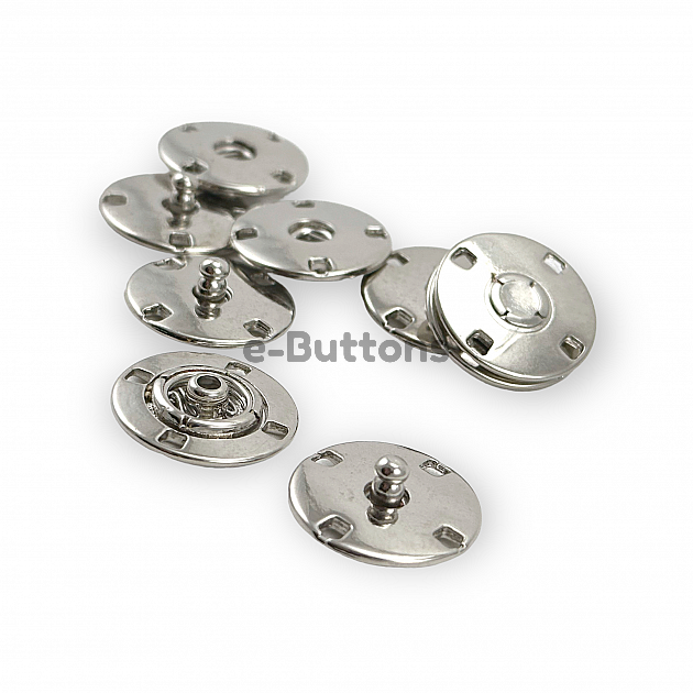 Sew-On Snap Button 20 mm 32 L 13/16" Zamak Metal E 1813