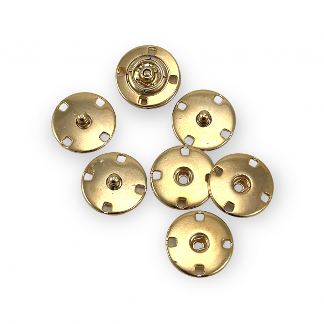 Sew-On Snap Button 20 mm 32 L 13/16" Zamak Metal E 1813