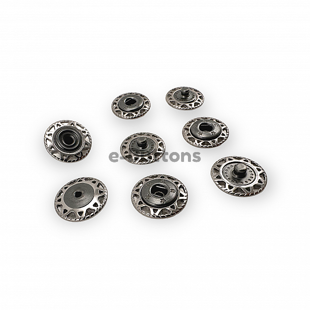 16 mm 26 L Sewing Snap Fasteners Button Triangle Pattern E 2228