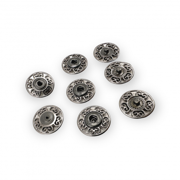 Sewing Snap Fasteners Button 20 mm 32 L Motif Patterned E 2230