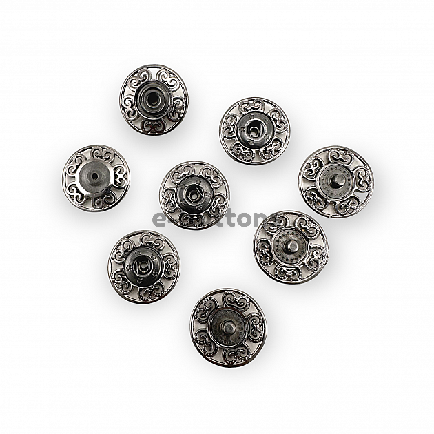 Sewing Snap Fasteners Button 20 mm 32 L Motif Patterned E 2230