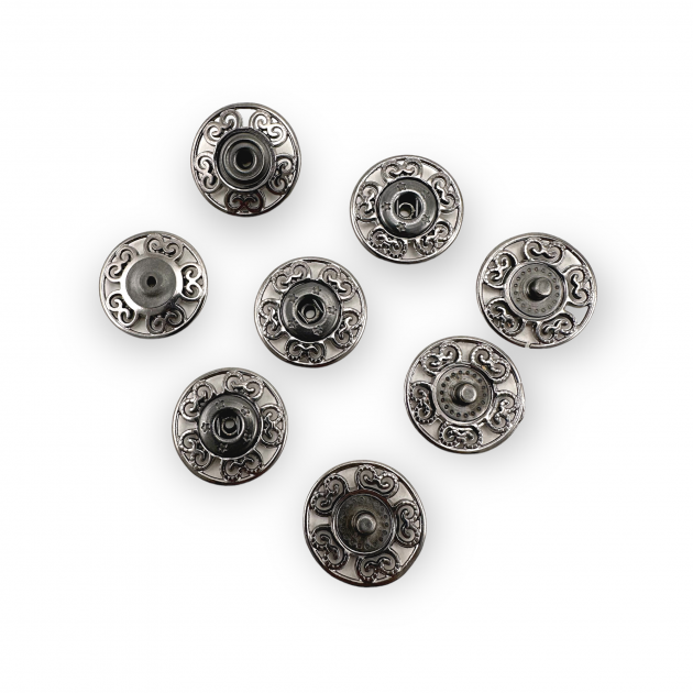 Sewing Snap Fasteners Button 20 mm 32 L Motif Patterned E 2230