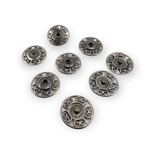 Dikime Çıtçıt Düğme 20 mm 32 boy Motif Desenli E 2230