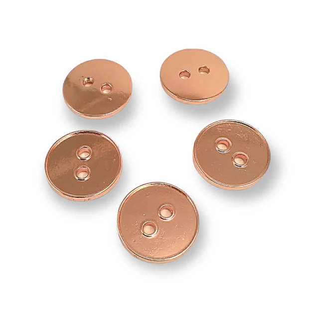 Mineli İki Delikli Metal Düğme 18 mm - 28 boy Ceket Hırka kaban Düğmesi E 1547