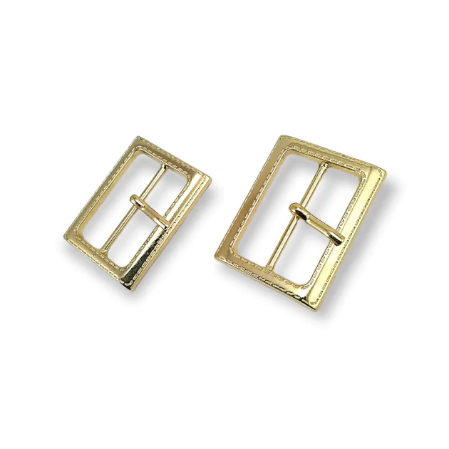 32 mm Patterned Metal Belt Buckle E 483