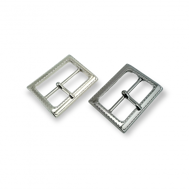 32 mm Patterned Metal Belt Buckle E 483