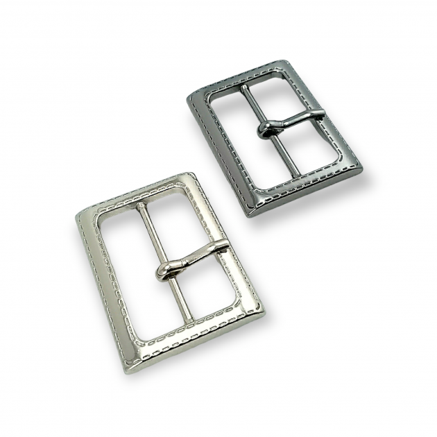 32 mm Patterned Metal Belt Buckle E 483