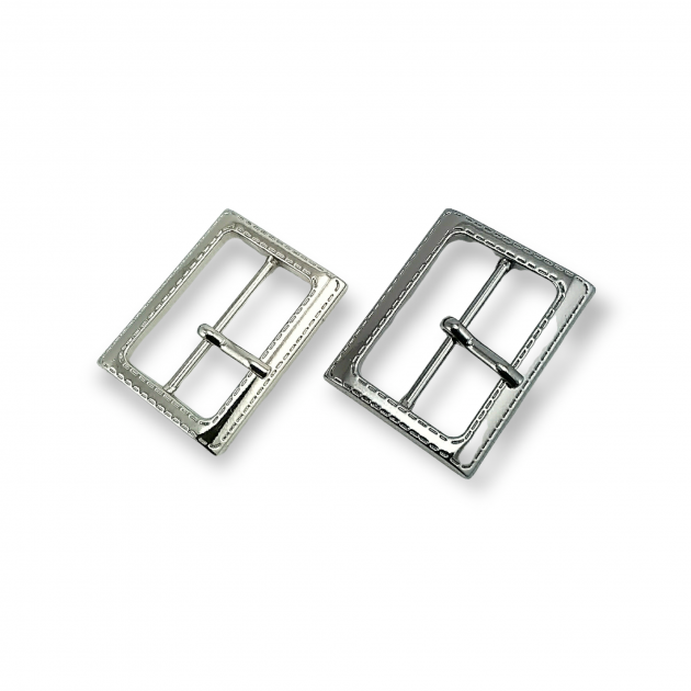 32 mm Patterned Metal Belt Buckle E 483