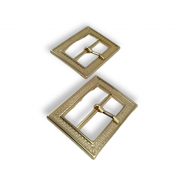 Belt Buckle 3 cm Metal Patterned E 810