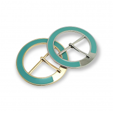 5 mm Ring buckle Metal Center BarBelt Buckle E 842