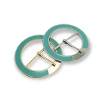 5 mm Ring buckle Metal Center BarBelt Buckle E 842