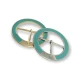 5 mm Ring buckle Metal Center Bar Belt Buckle E 842