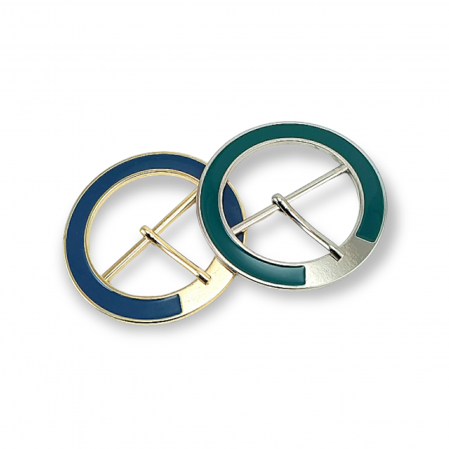 5 mm Ring buckle Metal Center Bar Belt Buckle E 842