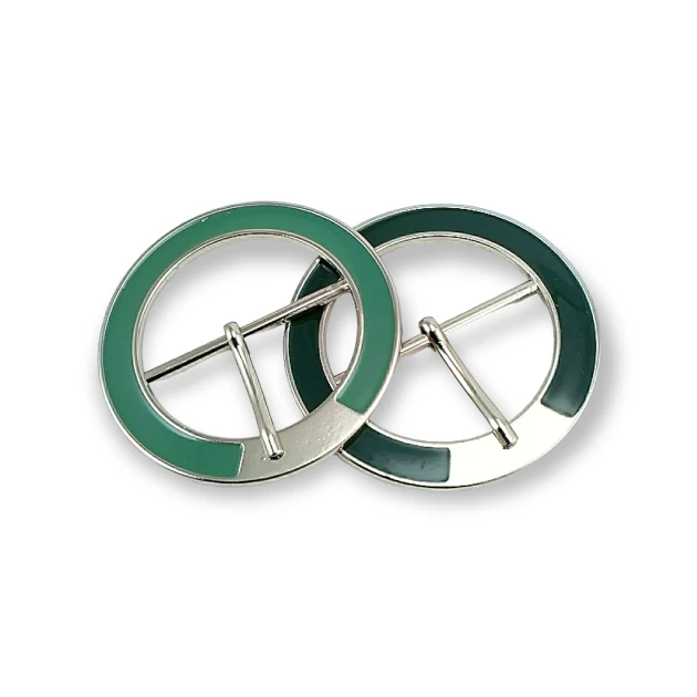 5 mm Ring buckle Metal Center Bar Belt Buckle E 842