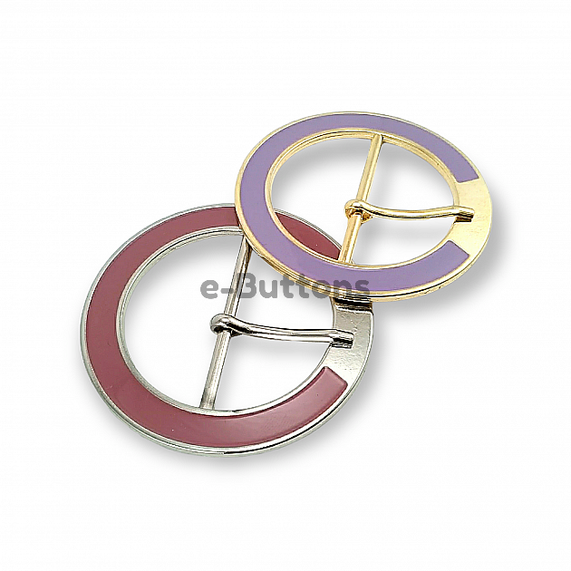 5 mm Ring buckle Metal Center Bar Belt Buckle E 842