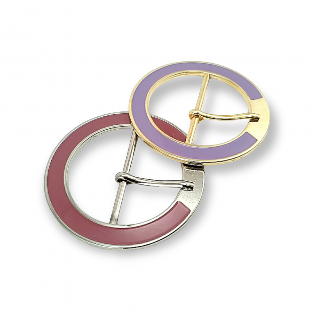 5 mm Ring buckle Metal Center Bar Belt Buckle E 842