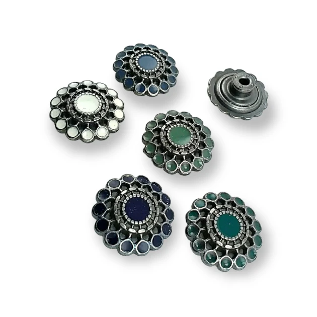 Jeans Button 20 mm 32 L Enamel or Rhinestone Jeans Button E 1032