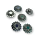 Jeans Button 20 mm 32 L Enamel or Rhinestone Jeans Button E 1032