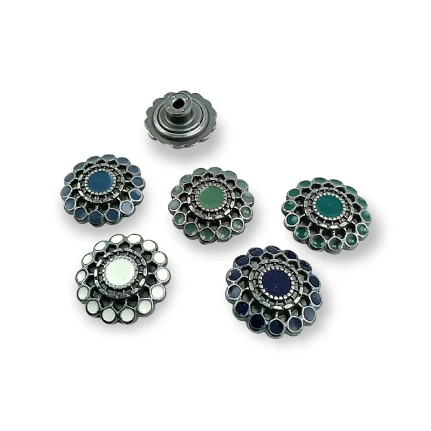 Jeans Button 20 mm 32 L Enamel or Rhinestone Jeans Button E 1032