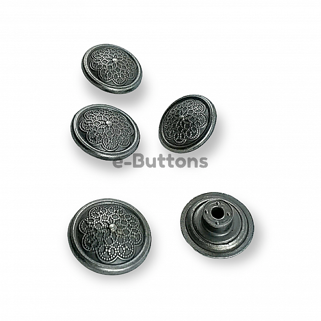 Jeans Button 20 mm 32 L Geometric Pattern E 311
