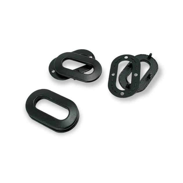 Kuşgözü Metal Oval Çerçeve Şekil 20 x 7 mm E 1943