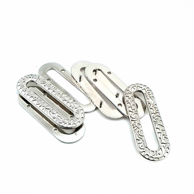 Eyelet Decorative Patterned Oval Edge 20 x 53 mm E 529