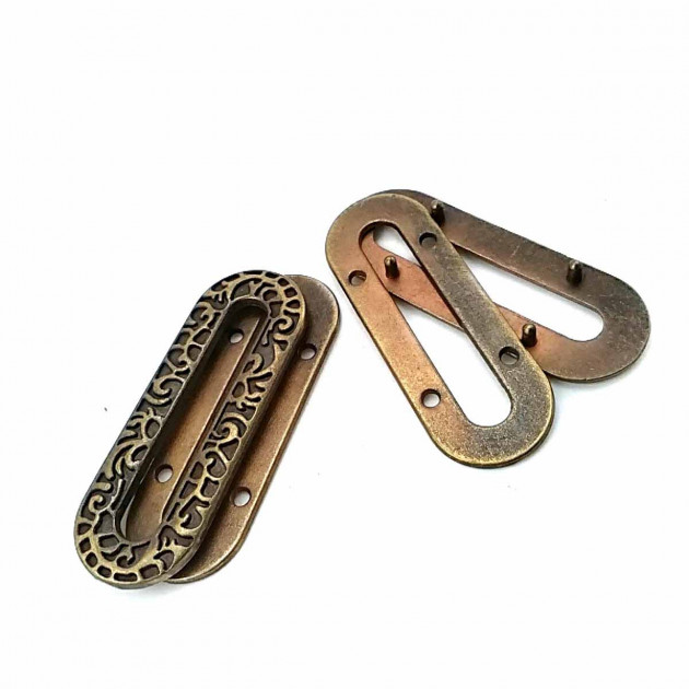 Eyelet Decorative Patterned Oval Edge 20 x 53 mm E 529