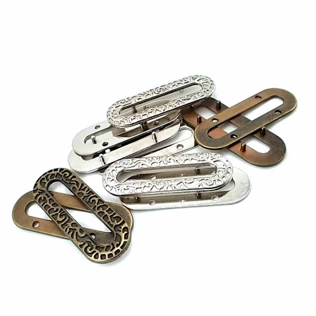 Eyelet Decorative Patterned Oval Edge 20 x 53 mm E 529