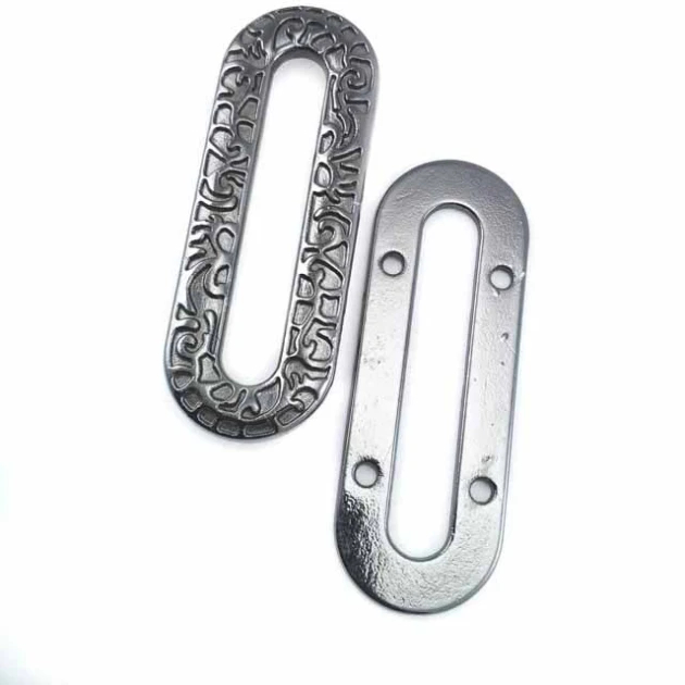 Kuşgözü 20 x 60 mm Dekoratif Desenli Oval Kenarlı E 663