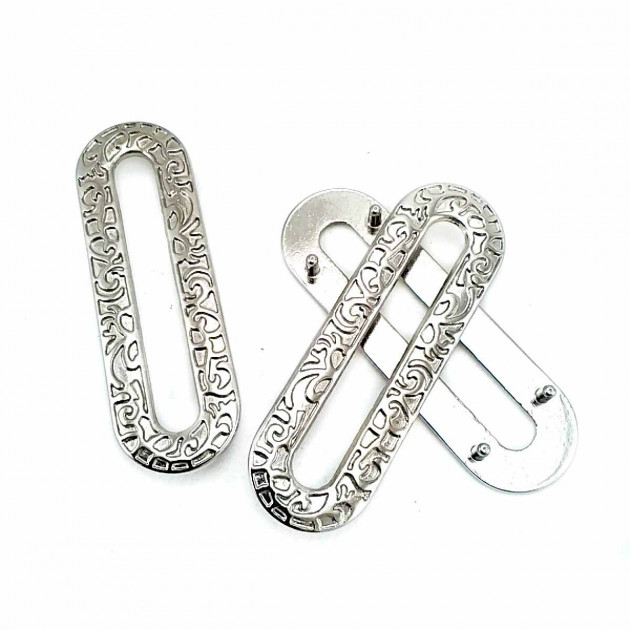 Eyelet 20 x 60 mm Decorative Patterned Oval Edge E 663