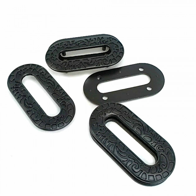 Eyelet 28 x 40 mm Oval Edge Decorative Patterned Eyelet E 664