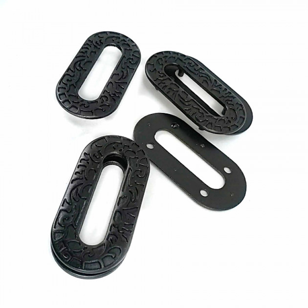 Eyelet 28 x 40 mm Oval Edge Decorative Patterned Eyelet E 664