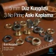 3 NO Pirinç Düz Kuşgözü 5 mm Premium Kalite EPR0003