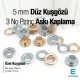 3 NO Pirinç Düz Kuşgözü 5 mm Premium Kalite EPR0003