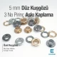 3 NO Pirinç Düz Kuşgözü 5 mm Premium Kalite EPR0003