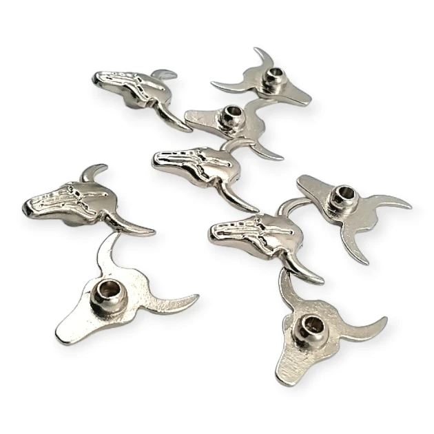 Rivet 17,5 mm Bull Logo Zamak E 2246