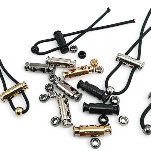 Cord End Double Hole 4 mm Tire Inlet Bead Stretching Combined Metal Stopper E 1365 - E 2058