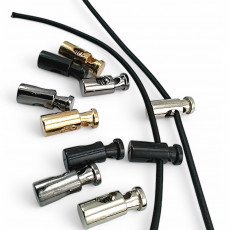 Metal Stopper Top Press Model Single Hole 4 mm Hole Diameter - Zinc Alloy Stopper E 1848