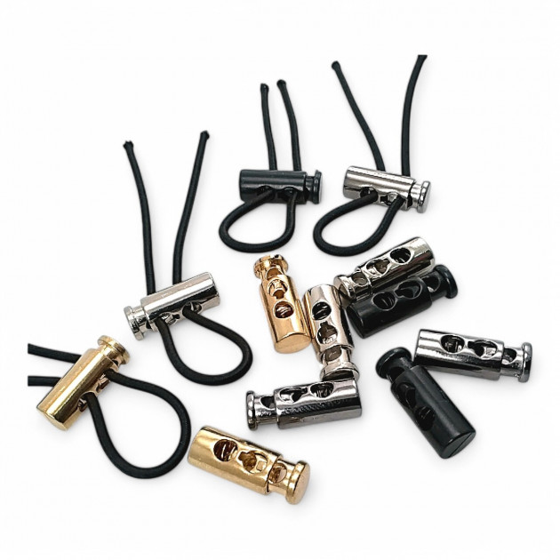 Üstten Basmalı Model - İki Delikli Metal Stoper 4,5 mm Delik Çaplı - Zamak Stoper E 1915