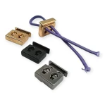 Metal 2 Delikli Stoper - 5 mm Delik Çapı, 17 mm Uzunluk B0021