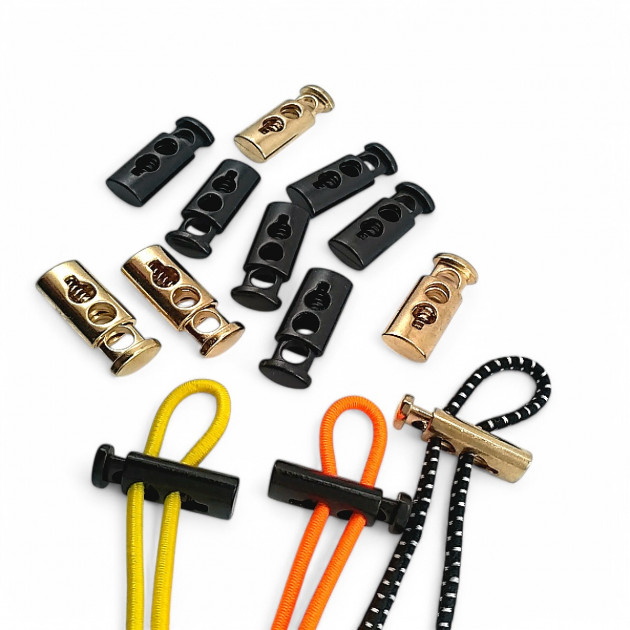 Two Hole 5 mm Hole Diameter Metal Stopper Top Press Model - Zinc Alloy Stopper E 2061