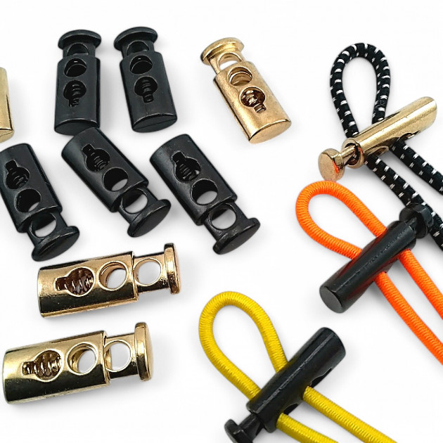 Two Hole 5 mm Hole Diameter Metal Stopper Top Press Model - Zinc Alloy Stopper E 2061