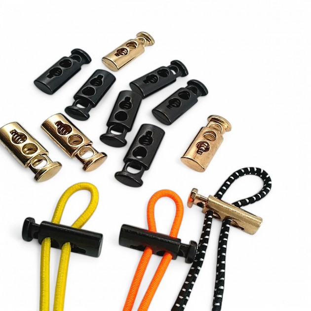 Two Hole 5 mm Hole Diameter Metal Stopper Top Press Model - Zinc Alloy Stopper E 2061