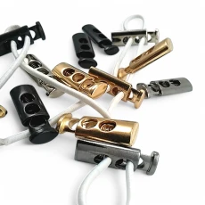 Top Press Metal Stopper 5.5 mm Hole Diameter Two Hole Flat Model - Zamak Stopper E 214