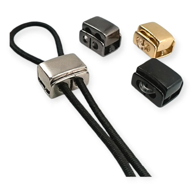 İki Delikli Stoper 4 mm Kordon Girişli Küp Şeker Stoper B0028