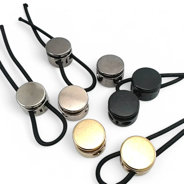 Tek Basma Büyük Mayın Stoper 18 mm Düğmeli Çift Bağcık Delikli - Kordon Kilidi E 2247