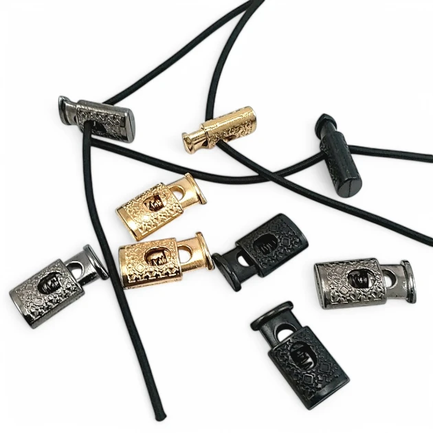 Metal Stoper Desenli Model Tek Delikli 4,5 mm Delik Çaplı Üstten Basmalı Model - Zamak Stoper E 282