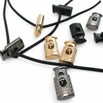 Metal Stoper Desenli Model Tek Delikli 4,5 mm Delik Çaplı Üstten Basmalı Model - Zamak Stoper E 282