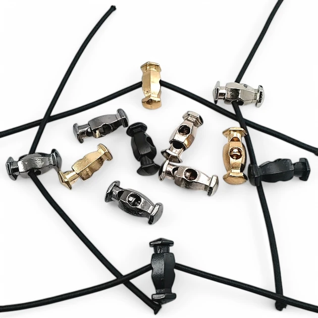 Hexagonal Model Single Hole Metal Stopper 4.5 mm Hole Diameter Top Press - Zamak Stopper E 649