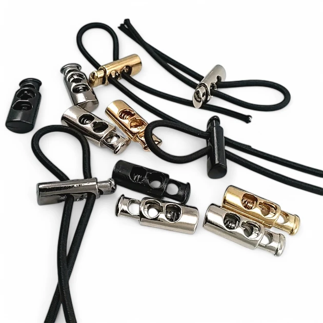 Metal Stoper 6x3,5 mm Delik Çaplı İki Delikli Yassı Üstten Basmalı Model - Zamak Stoper E 686